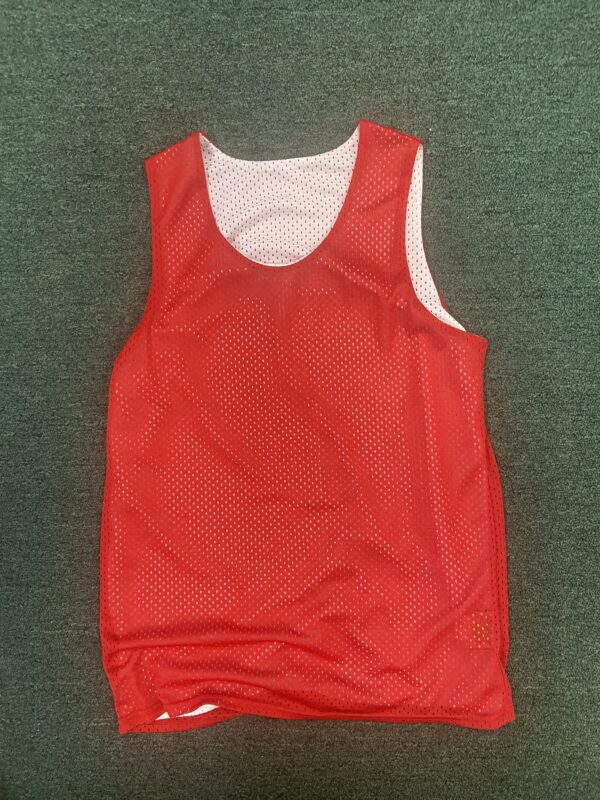 Red / White Reverse Basketball Jersey (Kids Med)