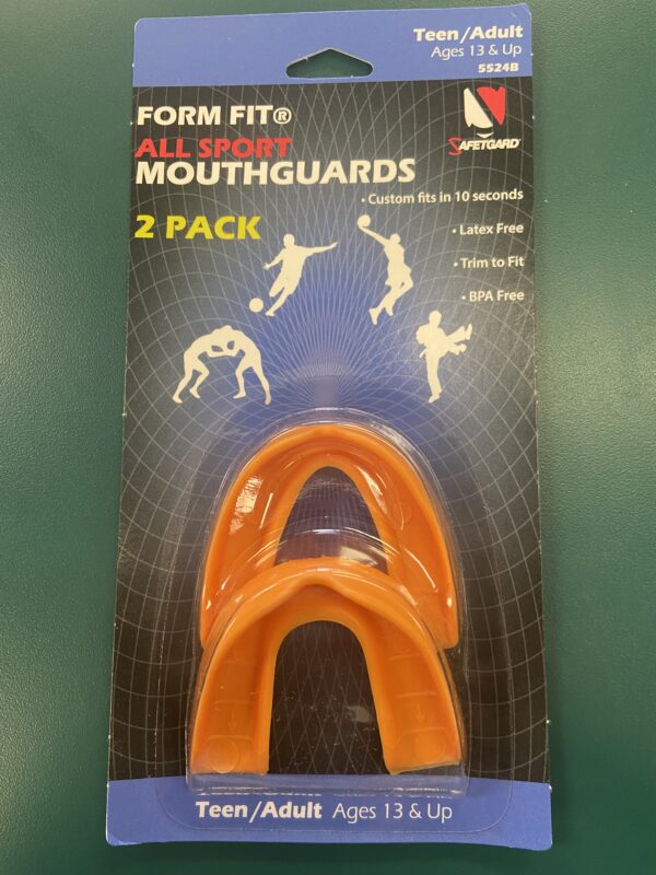 All Sport Mouthguards Orange (2 pack) Teen / Adult