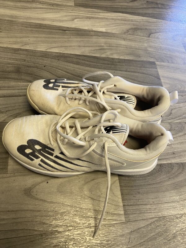 White New Balance Cleats (US 8) rubber cleats