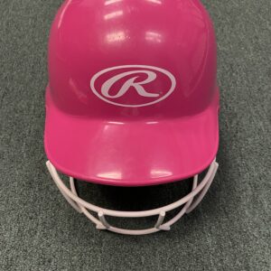 Pink Rawlings Softball Helmet