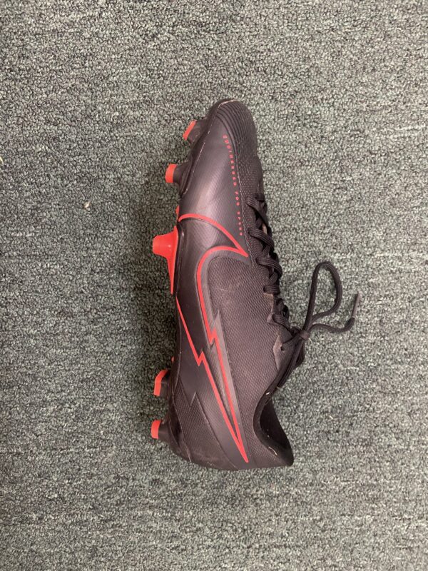 Black and Red Nike Soccer Cleat size 5.5 Y