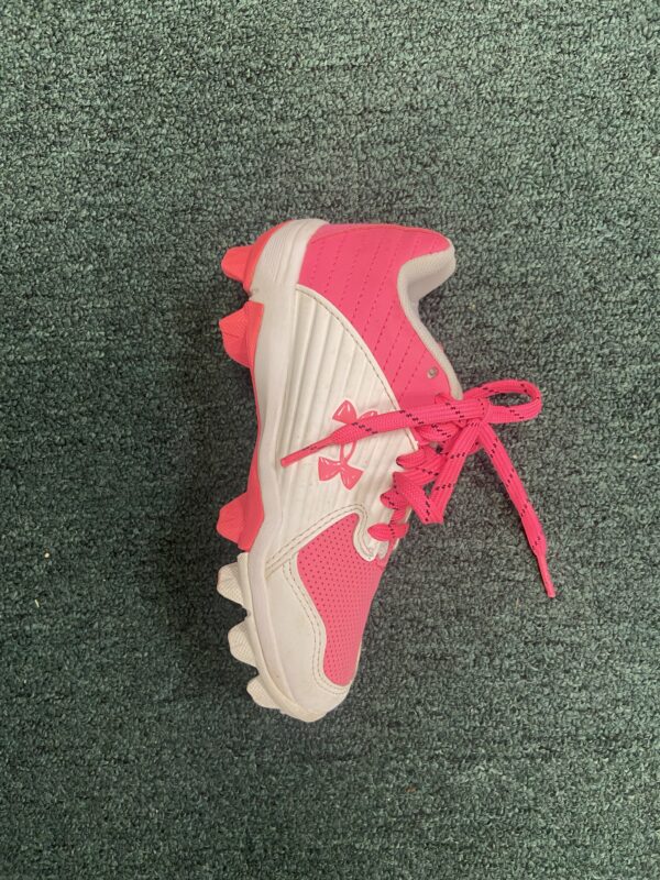 Pink Under Armor size 12k Cleats